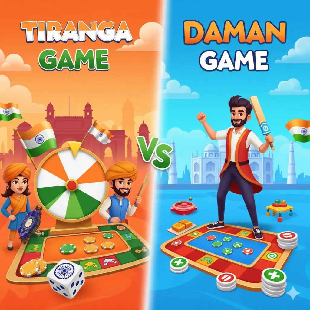 Tiranga Game vs Daman Game